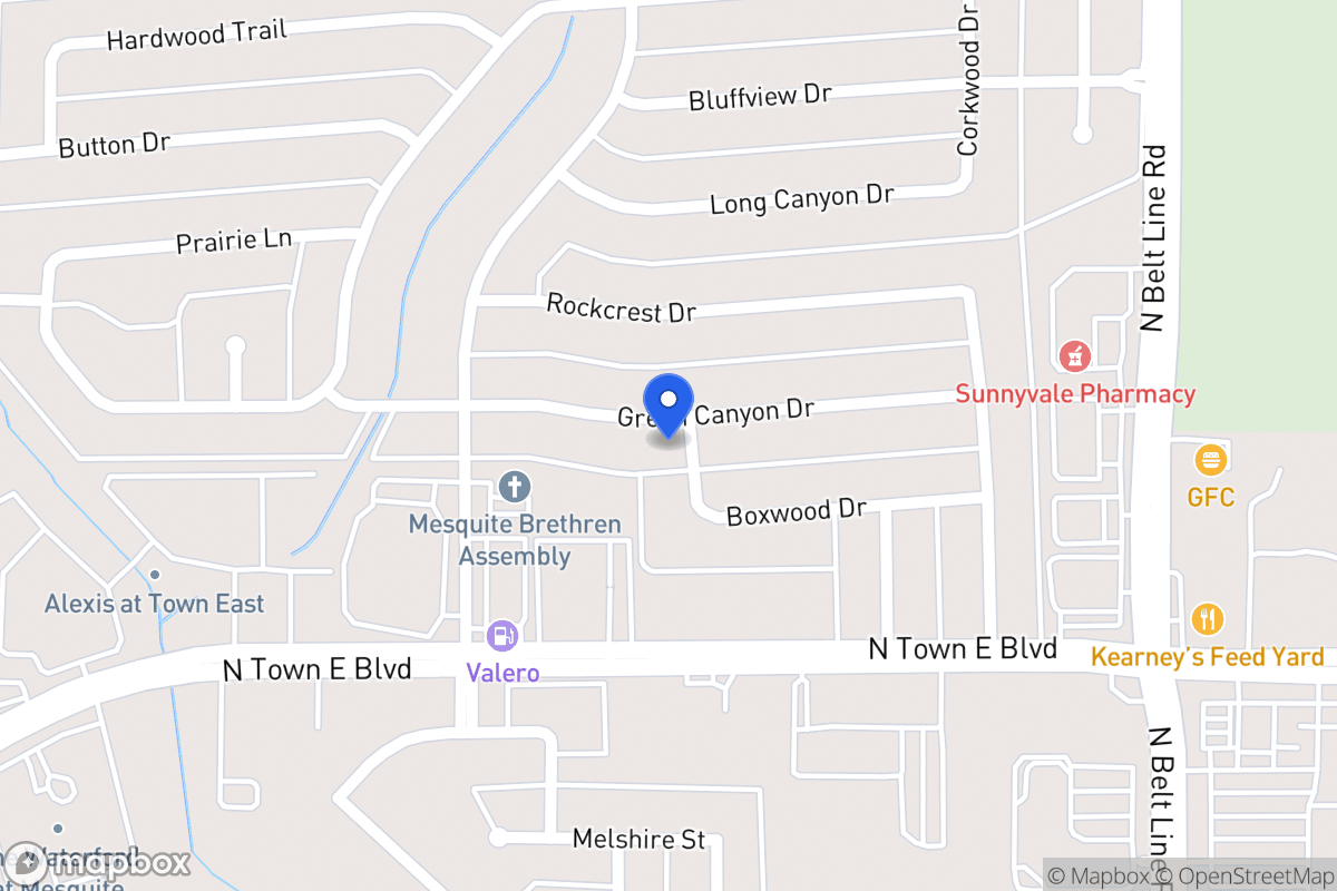 Map of 320 Green Canyon Dr