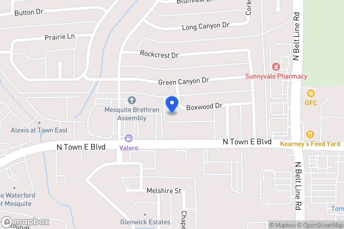Map of 320 Boxwood Dr