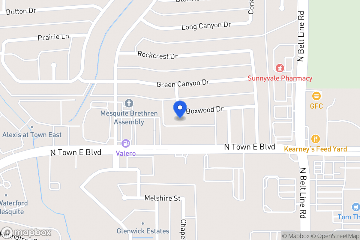 Map of 316 Boxwood Dr