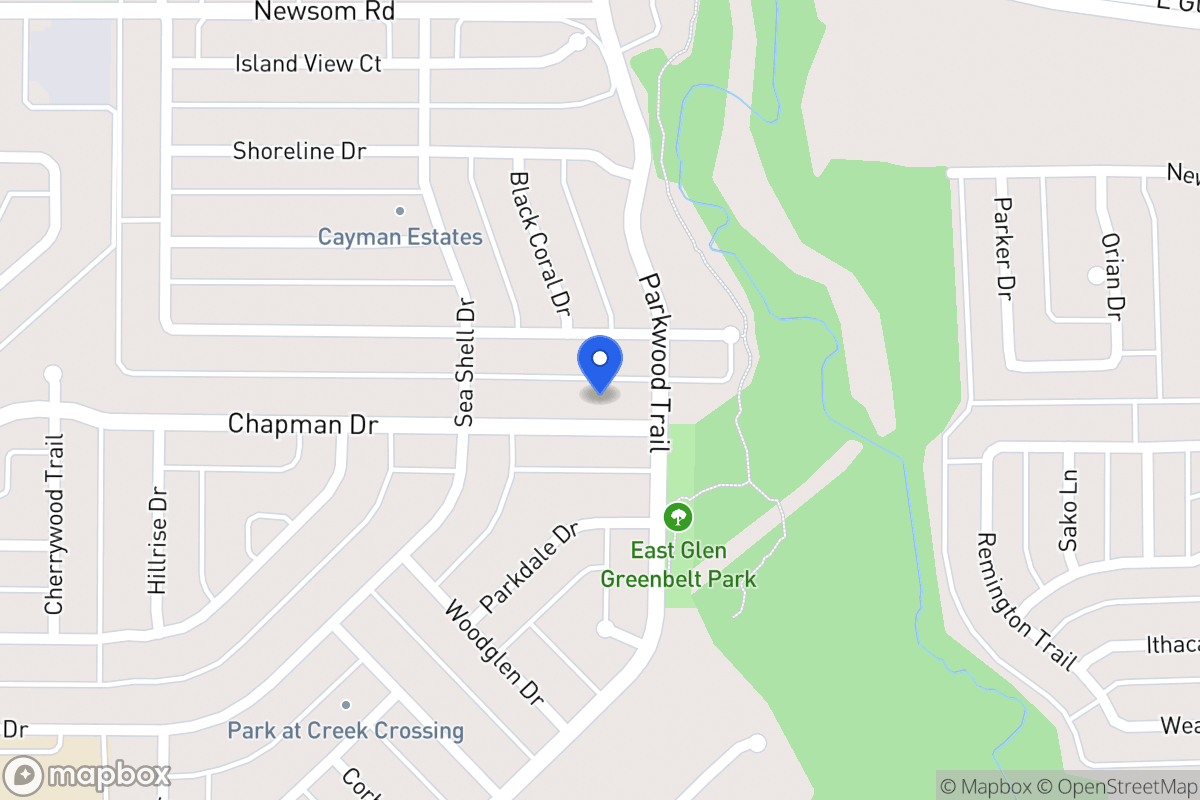 Map of 1925 Chapman Dr