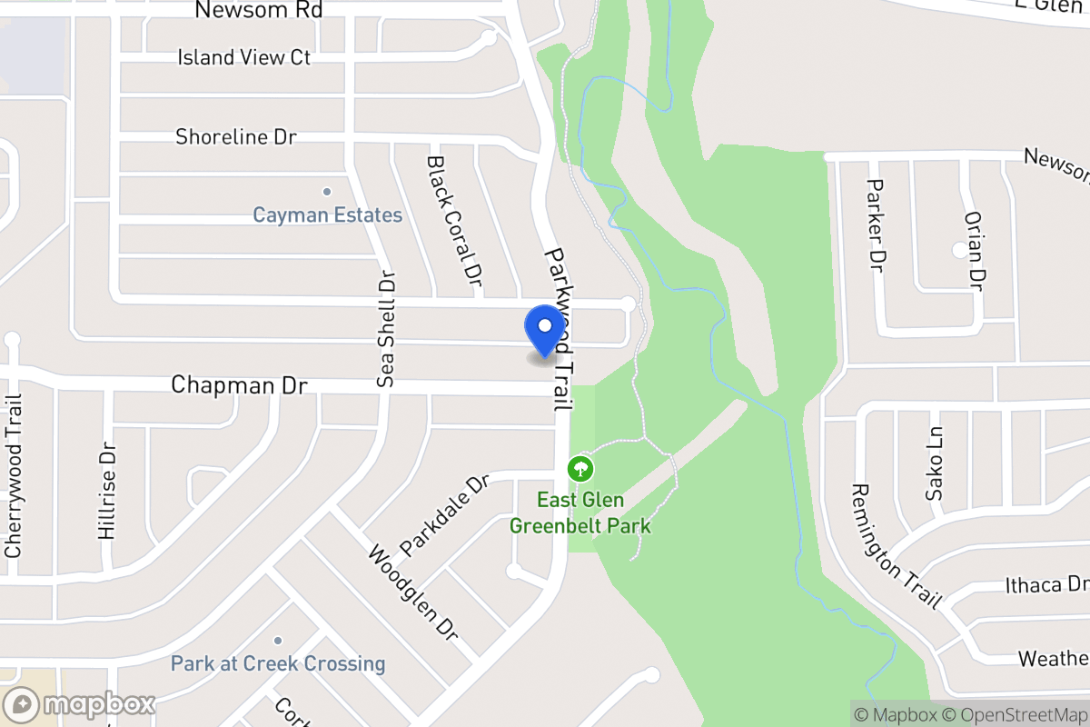 Map of 1933 Chapman Dr