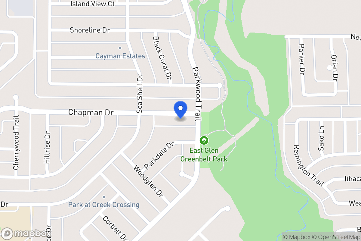 Map of 1924 Chapman Dr