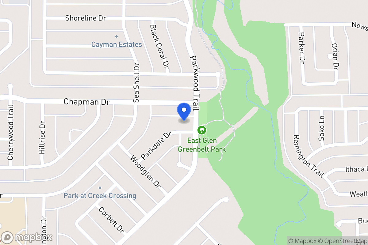 Map of 1941 Parkdale Dr