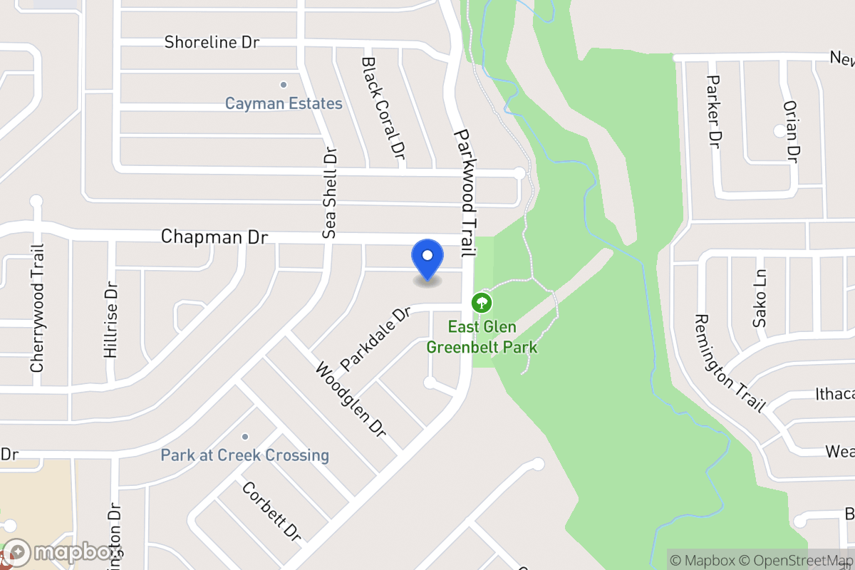 Map of 1937 Parkdale Dr