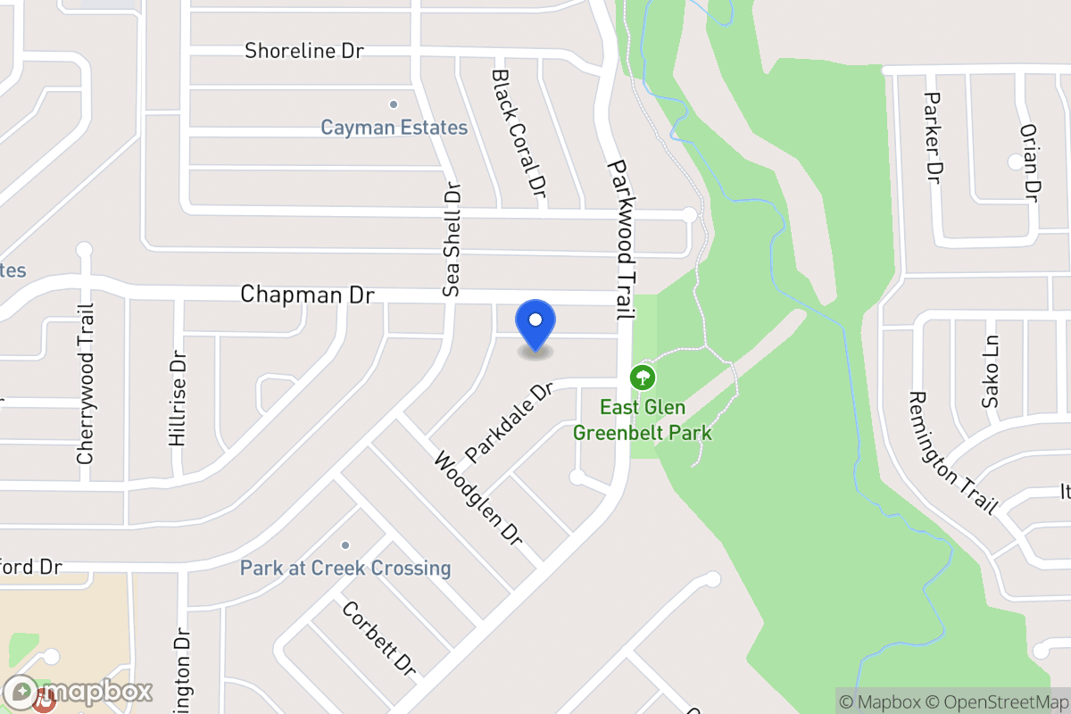 Map of 1929 Parkdale Dr