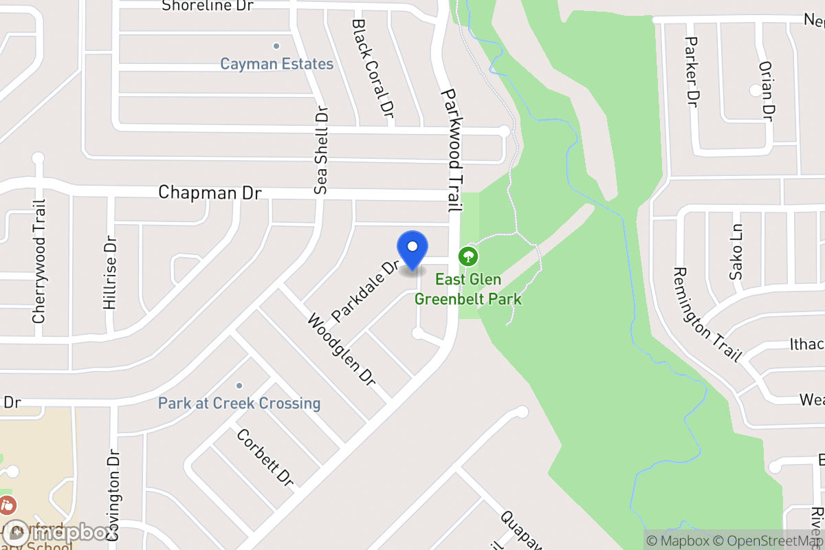 Map of 1928 Parkdale Dr
