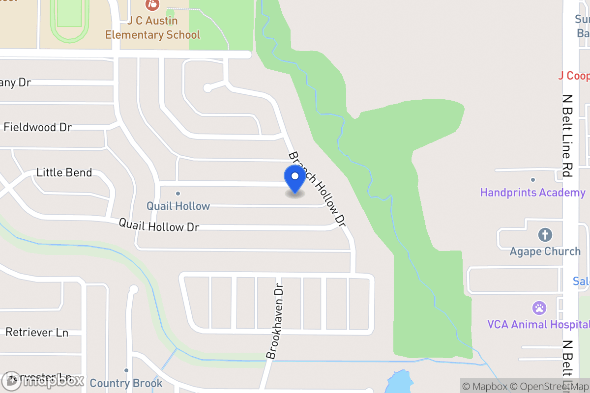 Map of 406 Feather Crest Ln