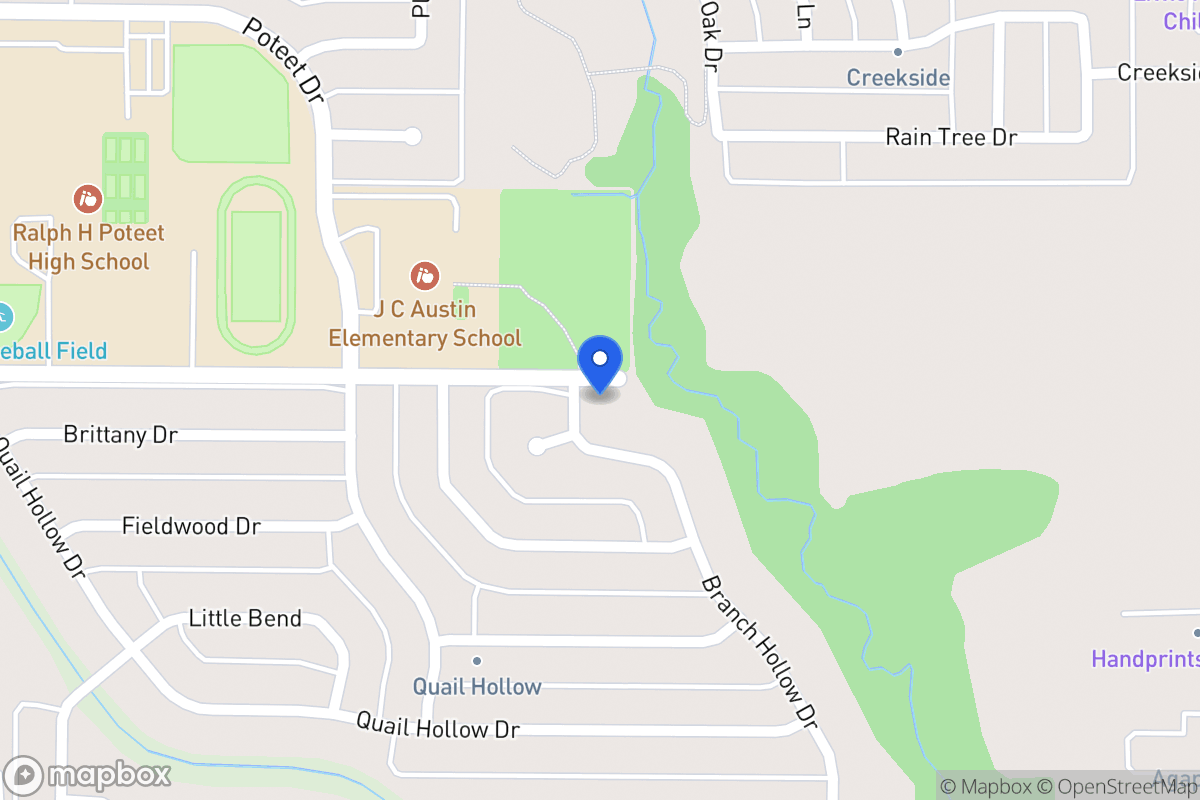 Map of 2932 Branch Hollow Dr