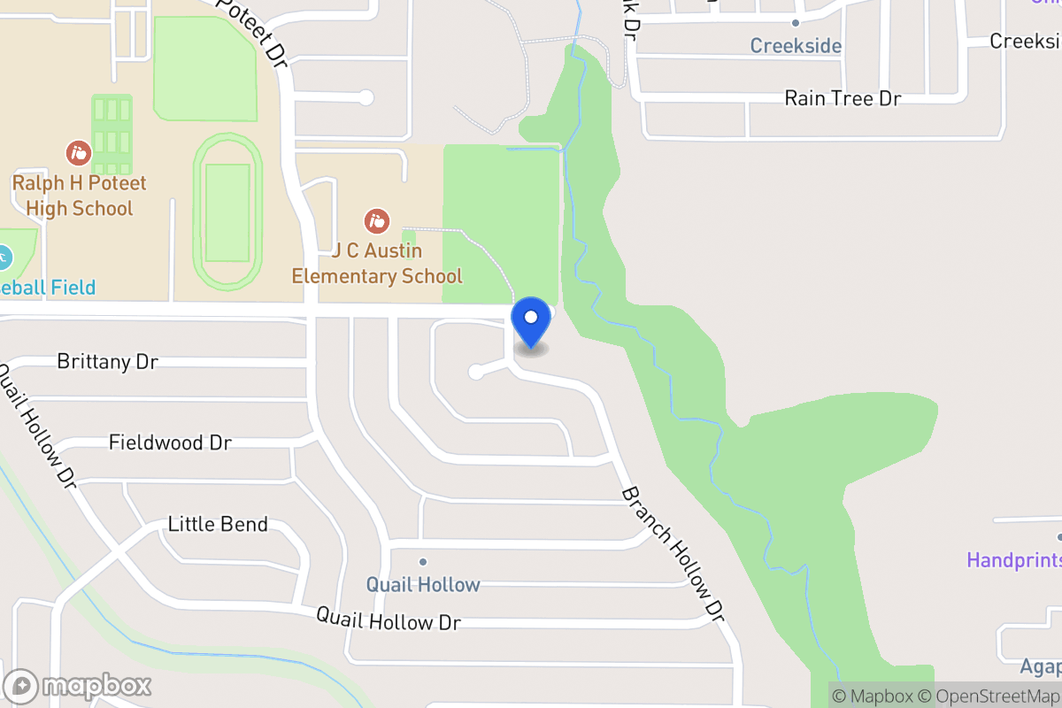 Map of 2928 Branch Hollow Dr