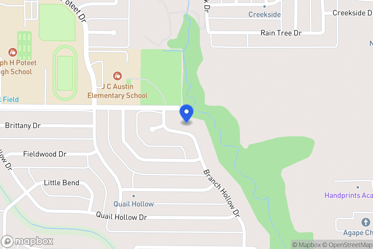 Map of 2920 Branch Hollow Dr