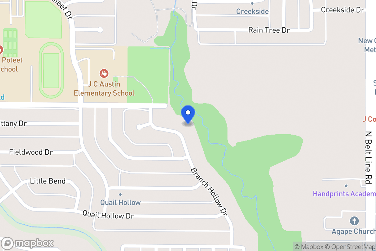 Map of 2912 Branch Hollow Dr