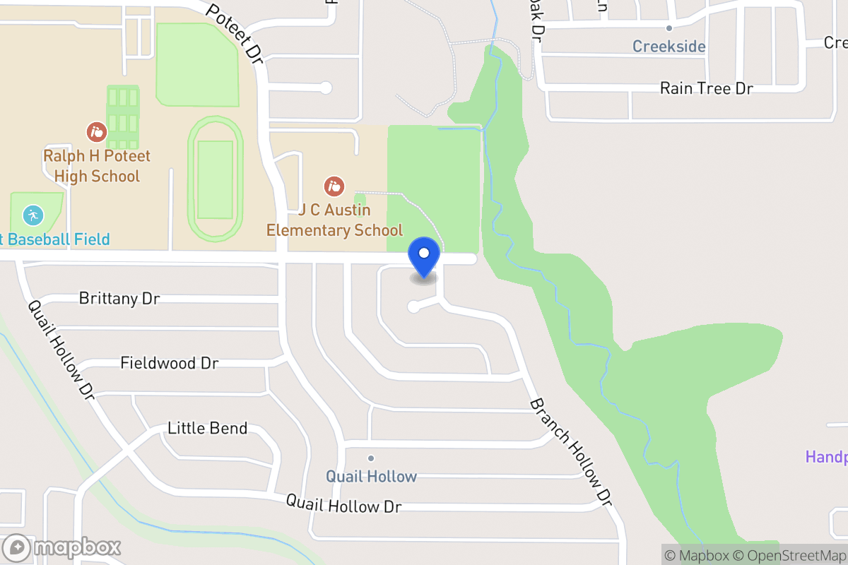 Map of 2949 Branch Hollow Cir