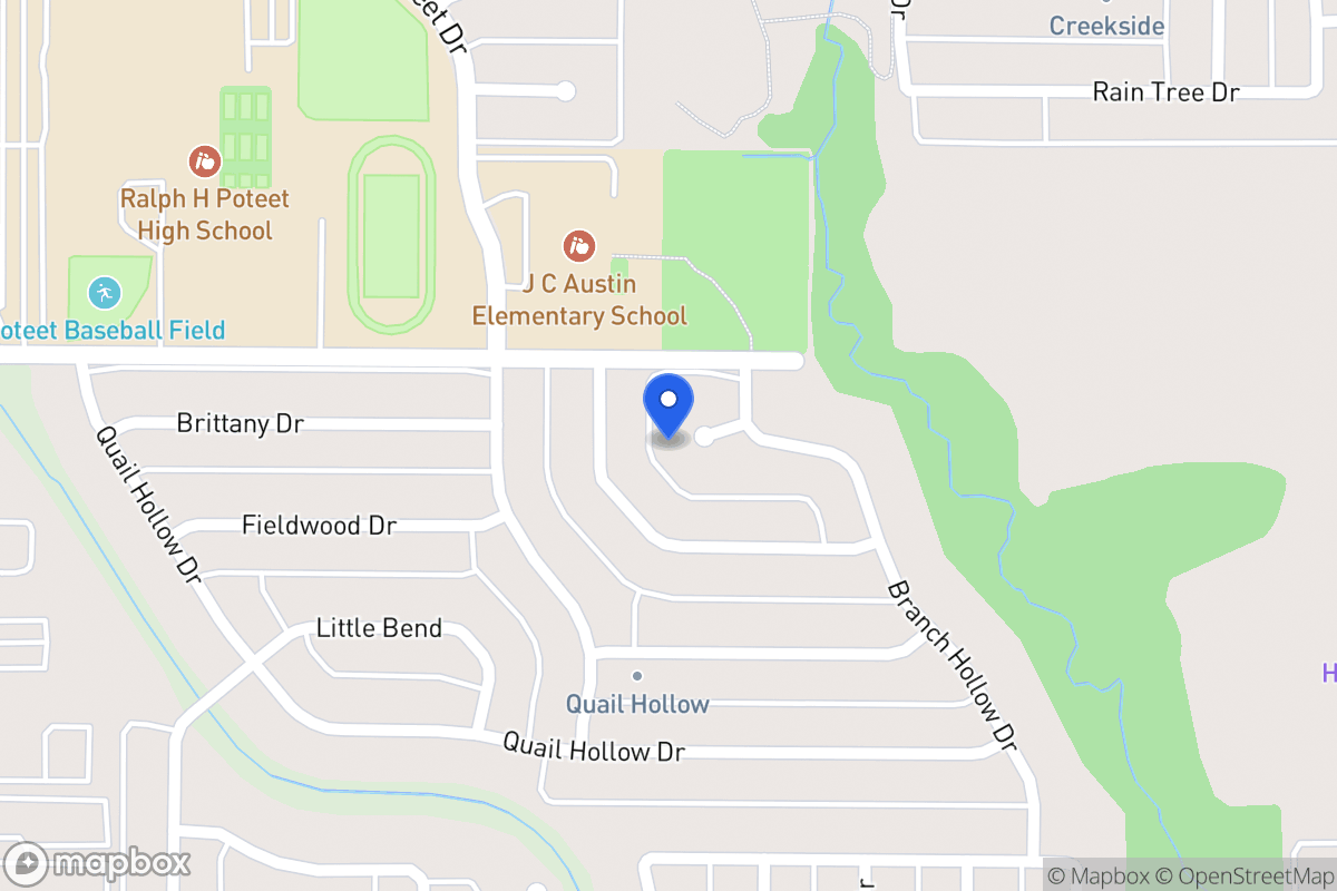 Map of 2937 Branch Hollow Cir