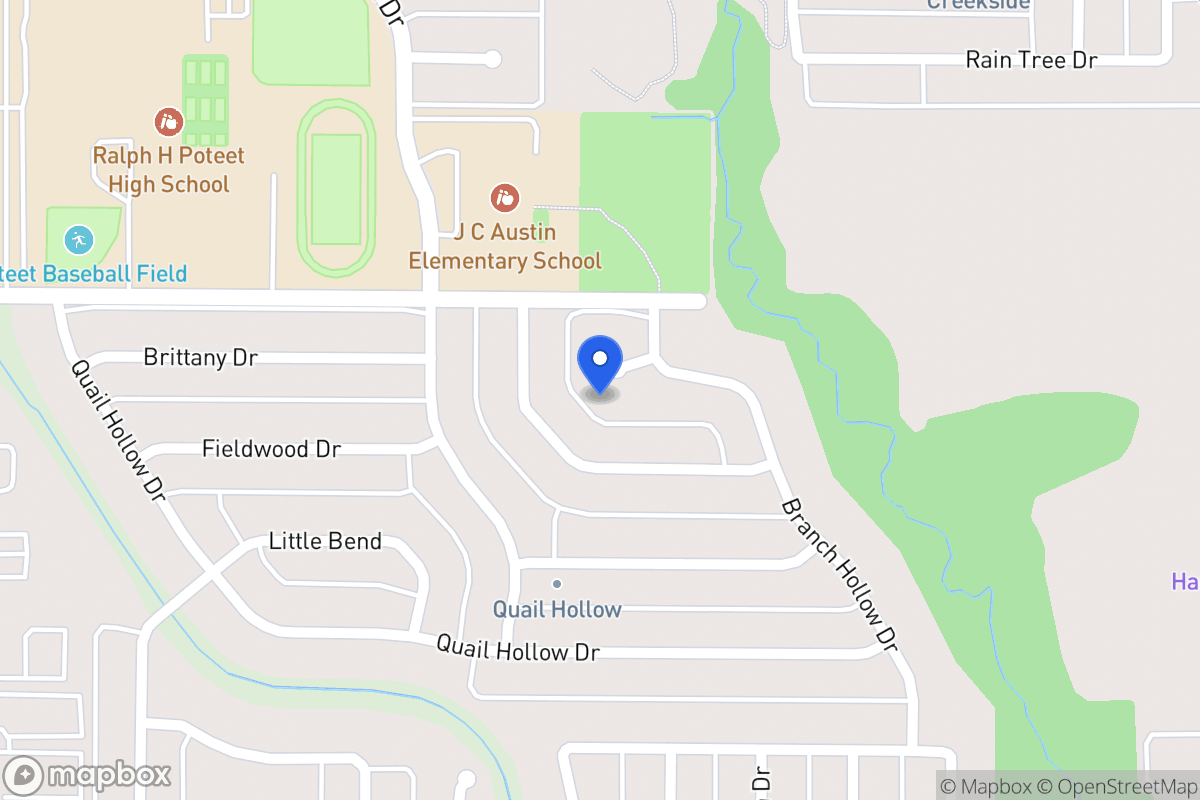Map of 2933 Branch Hollow Cir