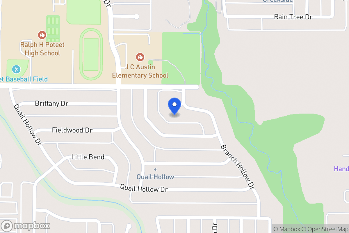 Map of 2929 Branch Hollow Cir