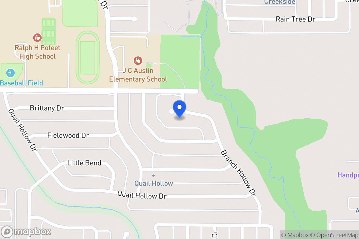 Map of 2925 Branch Hollow Cir