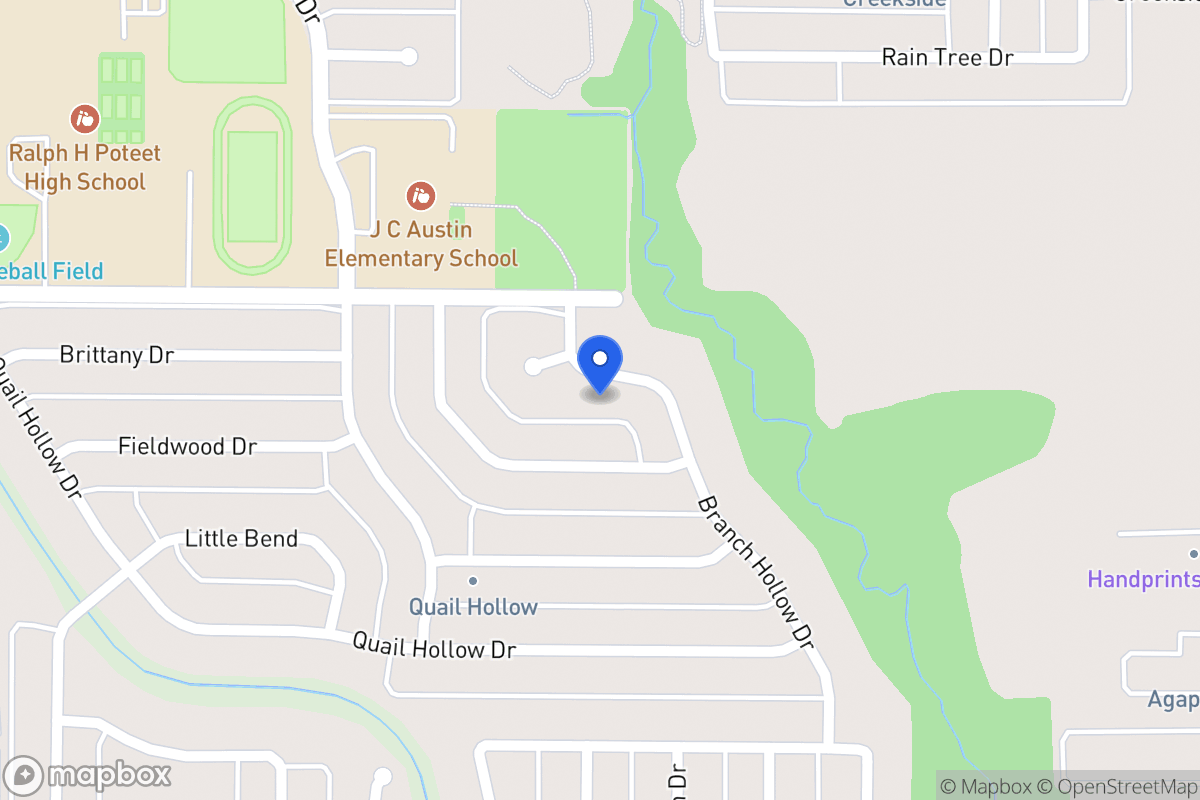 Map of 2917 Branch Hollow Dr