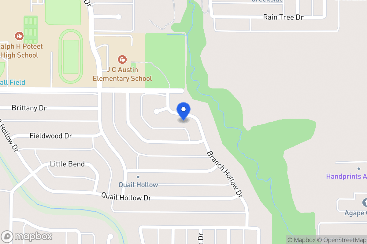 Map of 2913 Branch Hollow Dr