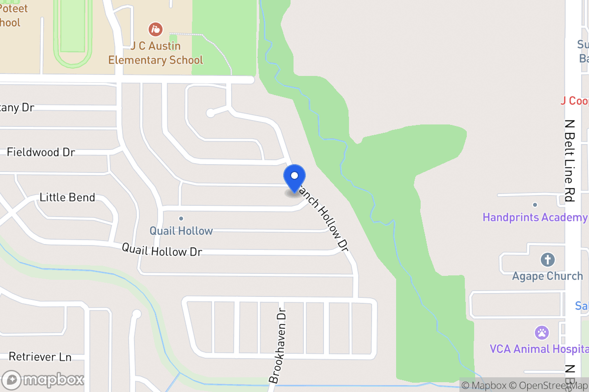 Map of 403 Feather Crest Ln