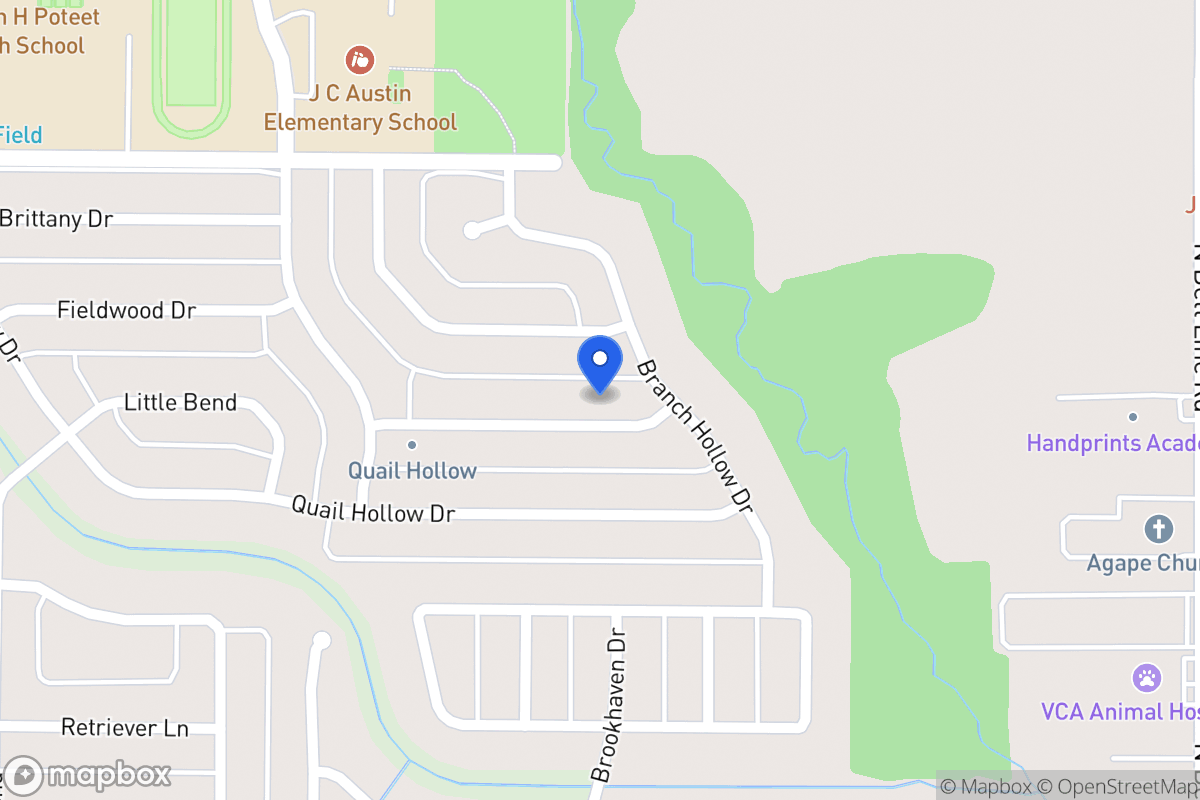 Map of 411 Feather Crest Ln