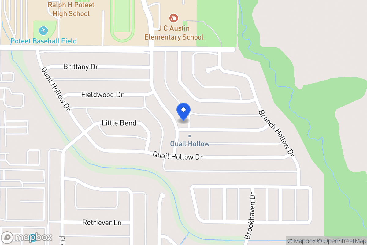 Map of 2802 Poteet Dr