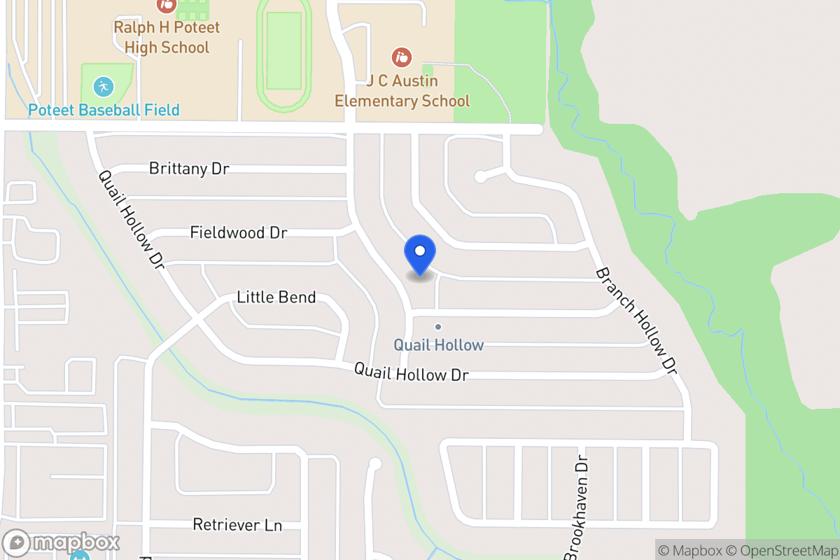 Map of 2806 Poteet Dr