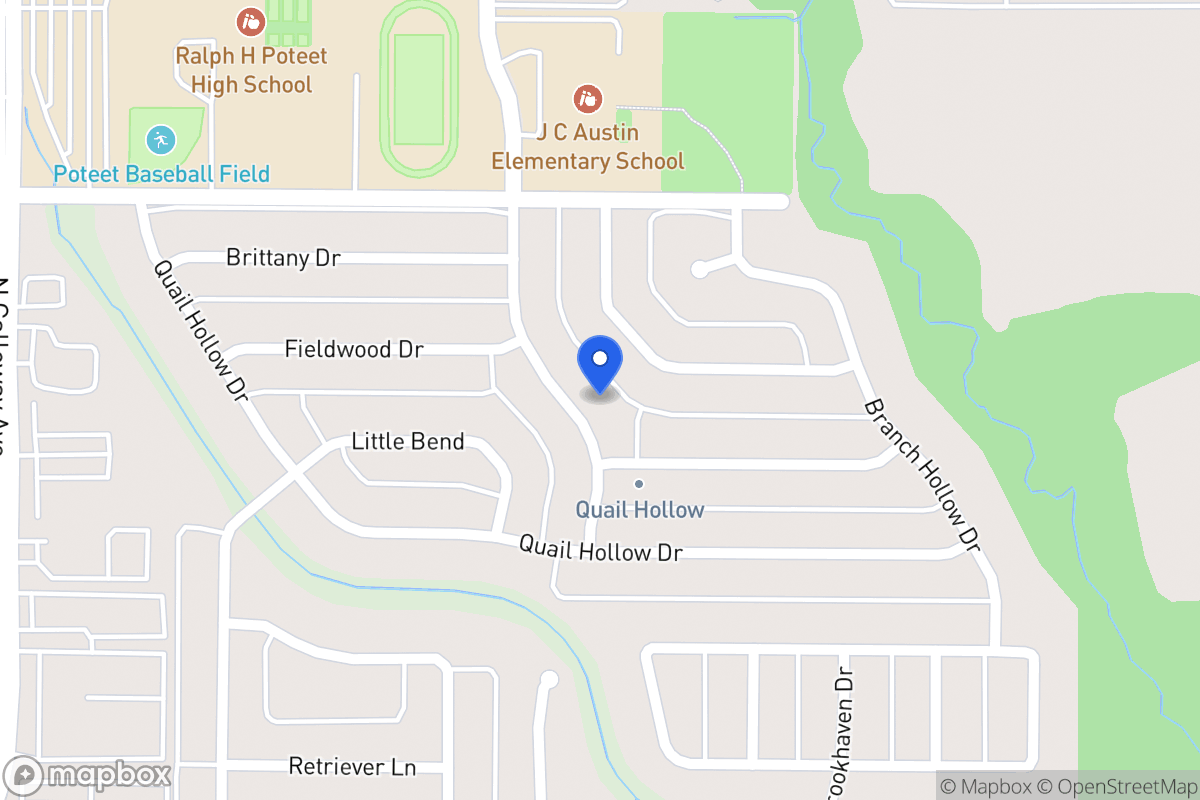 Map of 2810 Poteet Dr