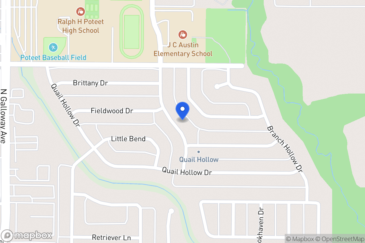 Map of 2814 Poteet Dr