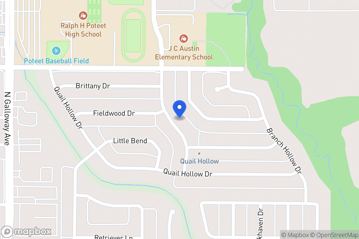 Map of 2818 Poteet Dr