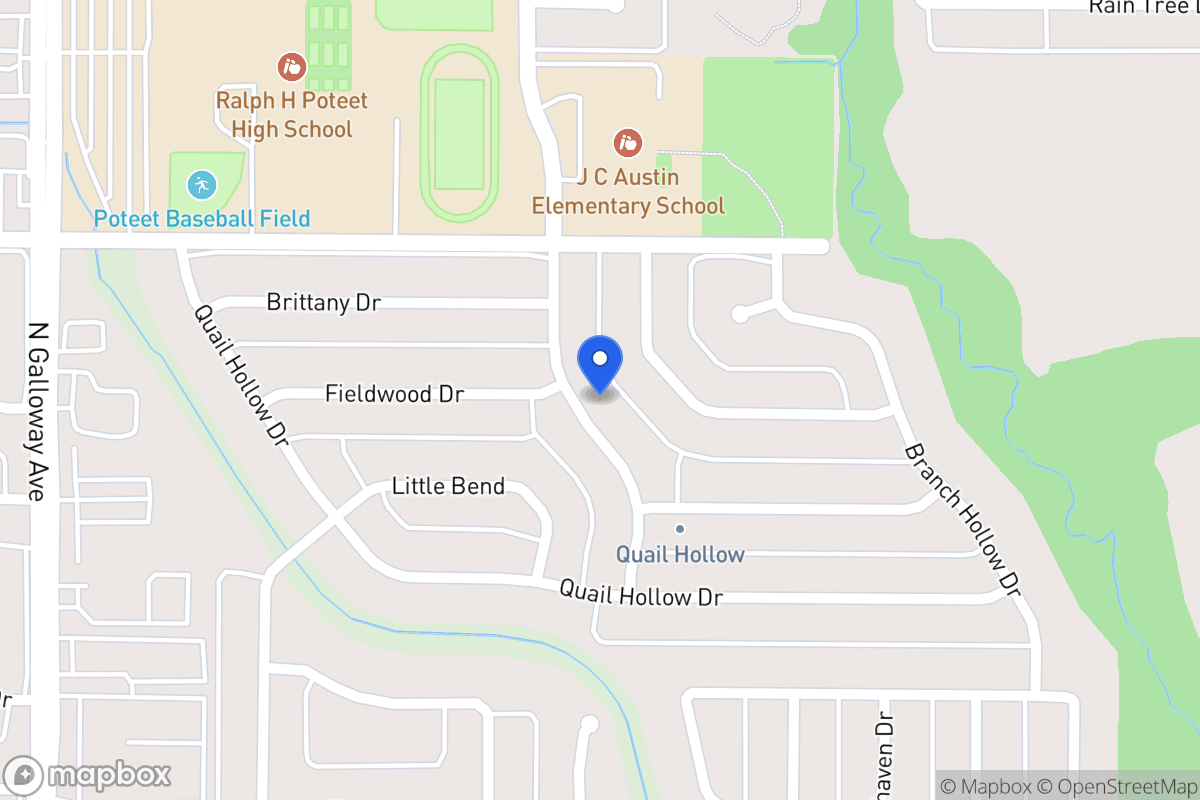 Map of 2822 Poteet Dr