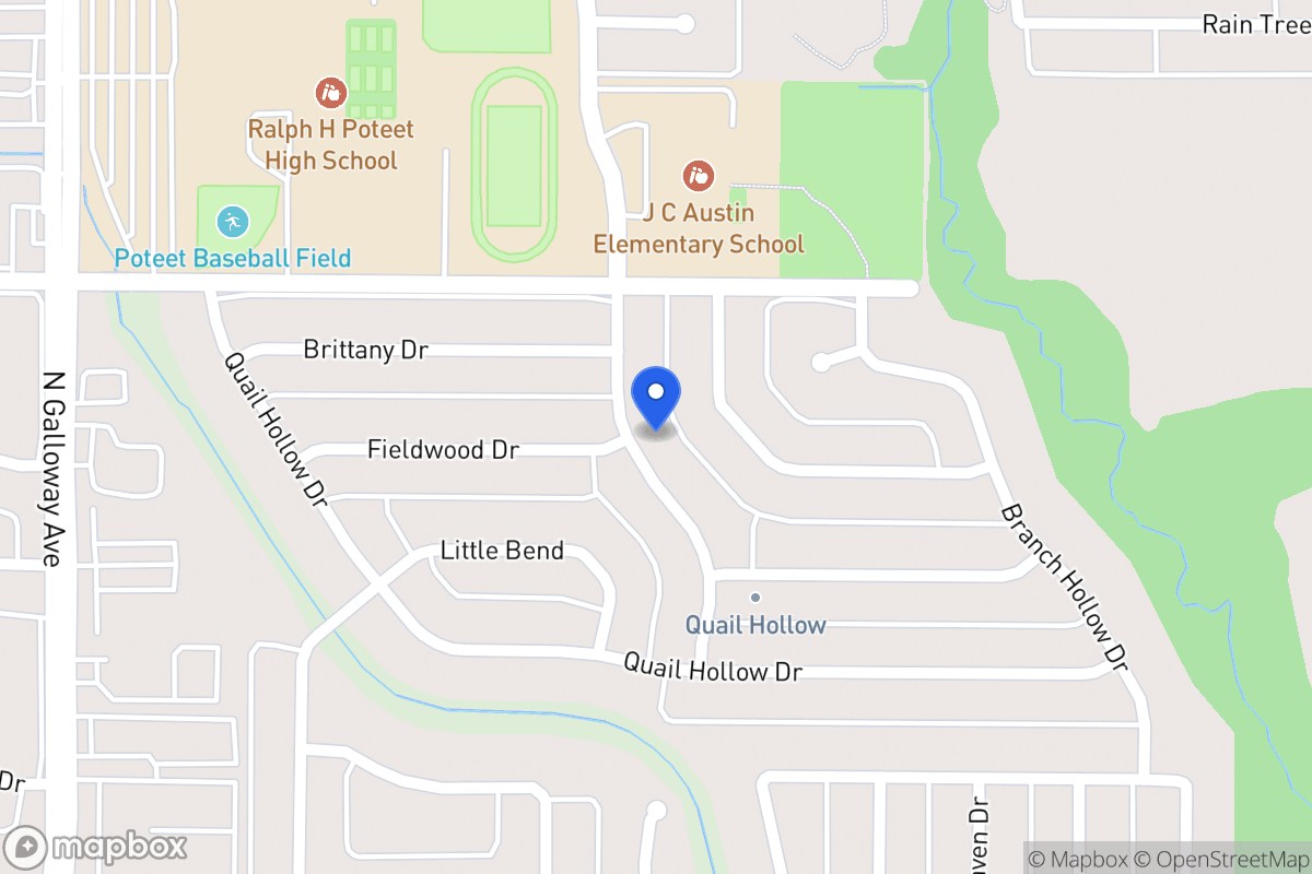 Map of 2826 Poteet Dr