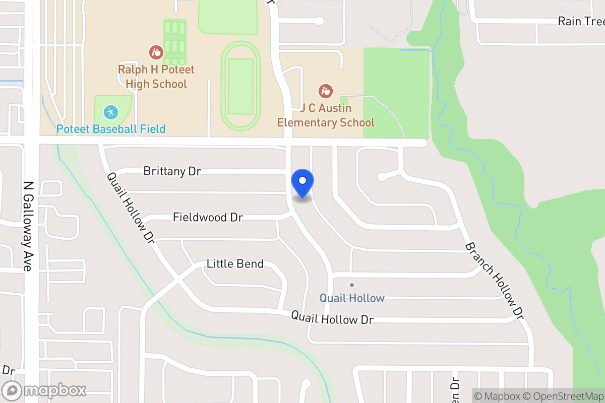 Map of 2902 Poteet Dr