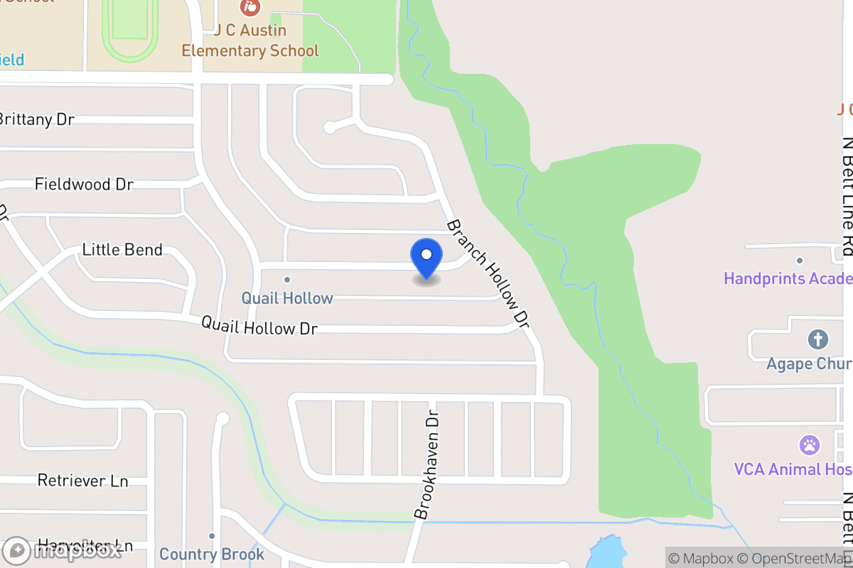 Map of 414 Feather Crest Ln