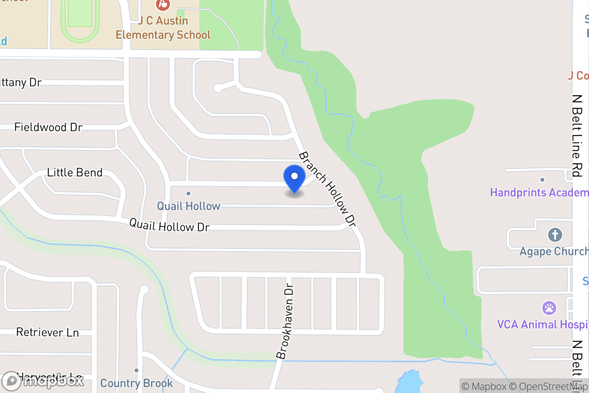 Map of 410 Feather Crest Ln