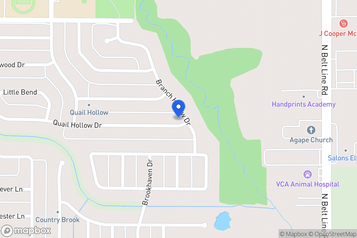 Map of 323 Quail Hollow Dr