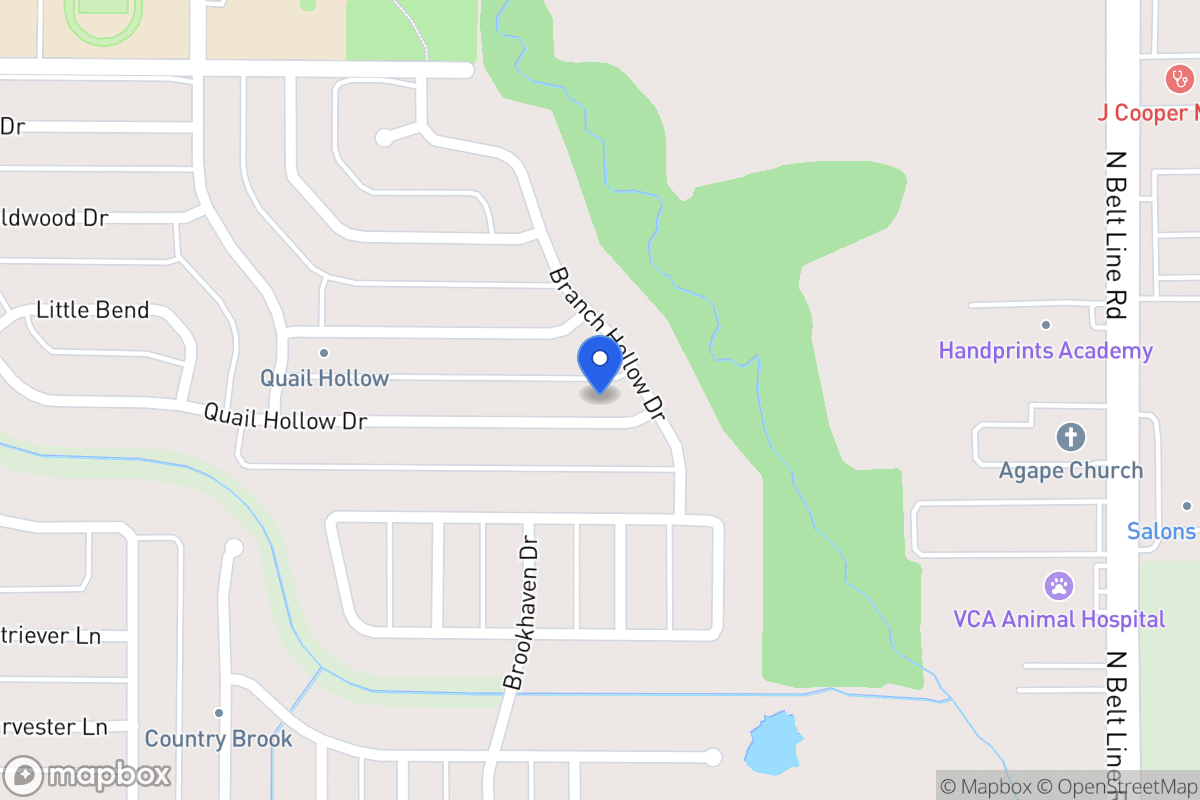 Map of 327 Quail Hollow Dr