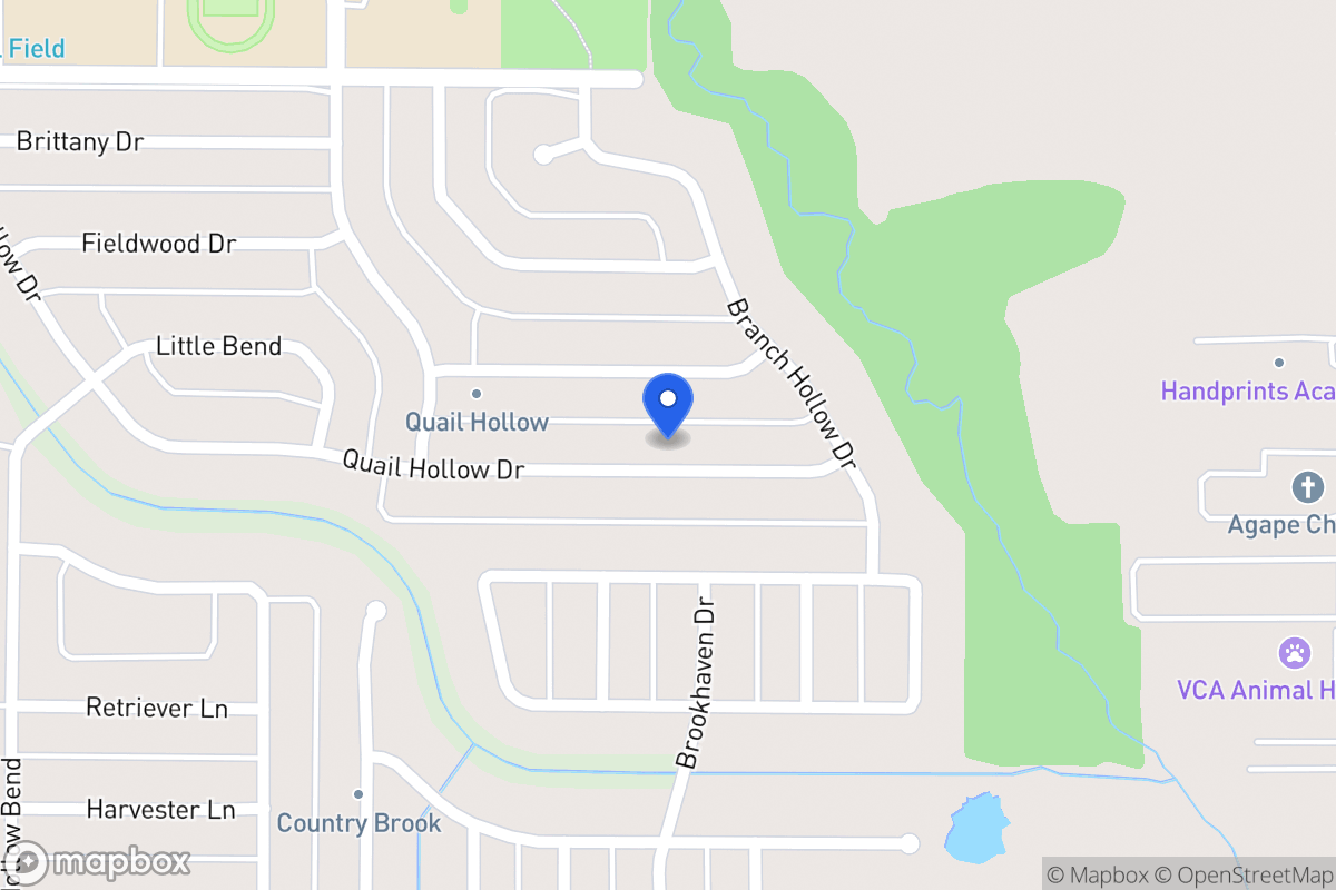 Map of 413 Quail Hollow Dr