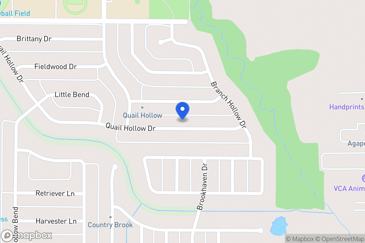 Map of 421 Quail Hollow Dr