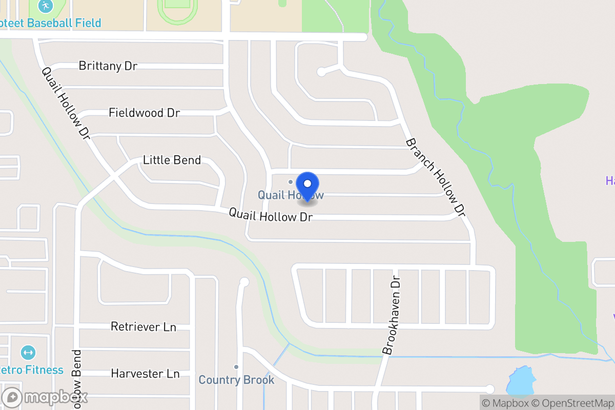 Map of 513 Quail Hollow Dr