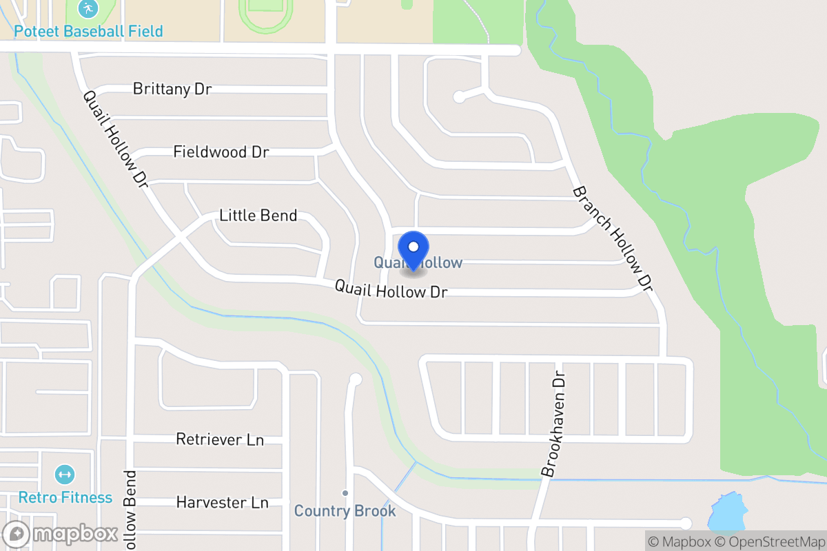 Map of 521 Quail Hollow Dr