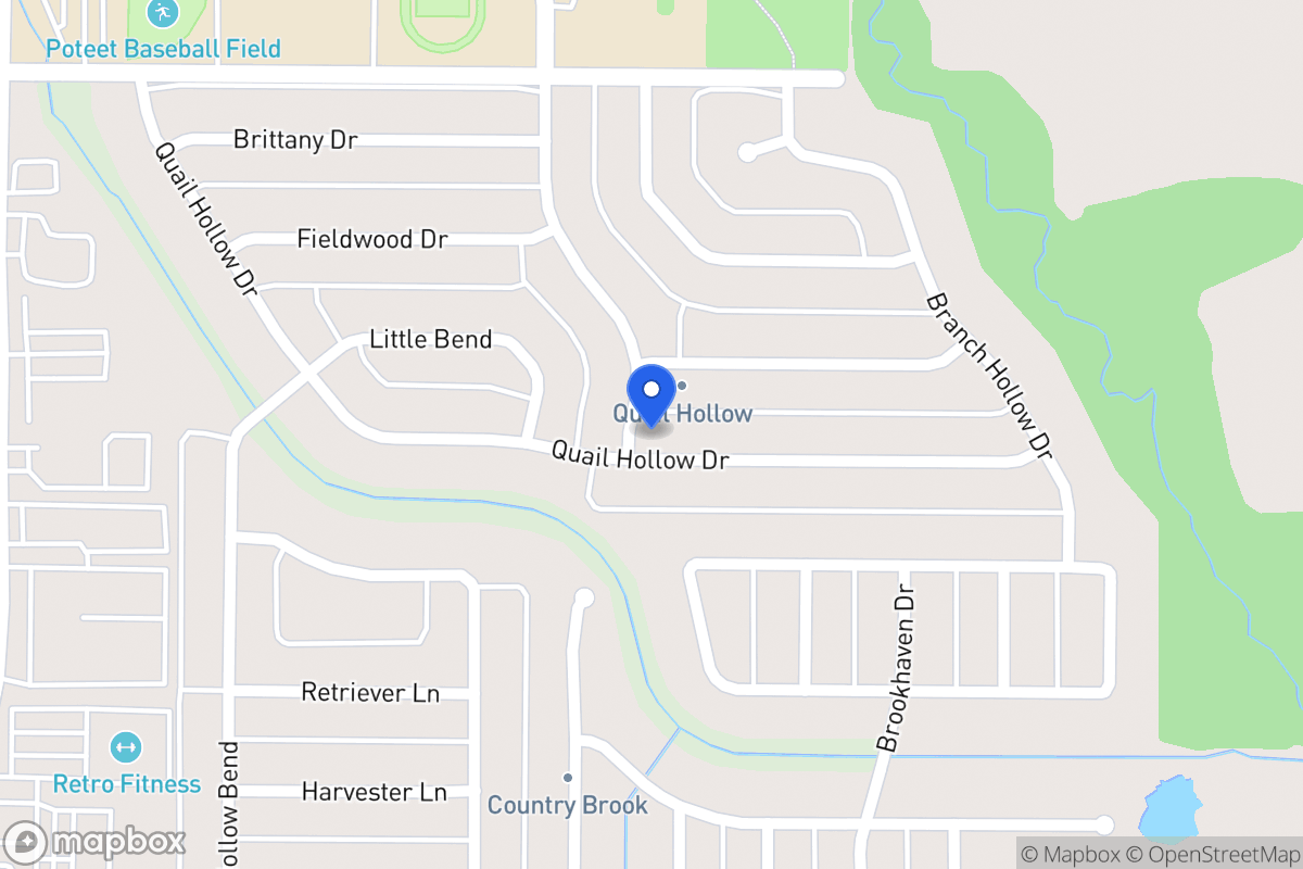Map of 525 Quail Hollow Dr