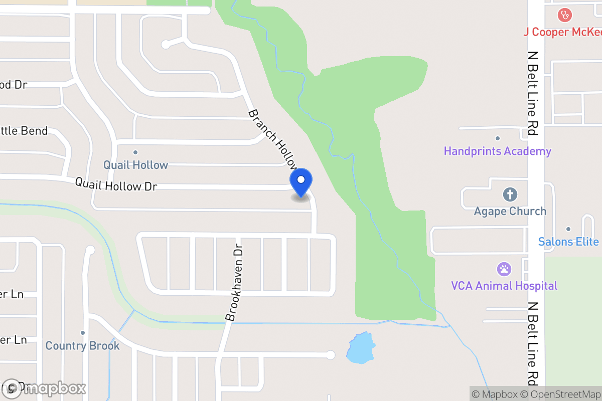 Map of 318 Quail Hollow Dr