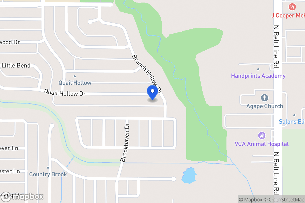 Map of 322 Quail Hollow Dr