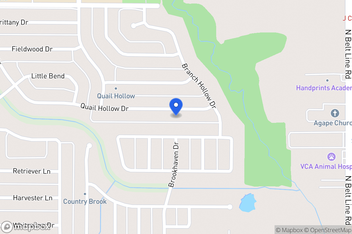 Map of 408 Quail Hollow Dr