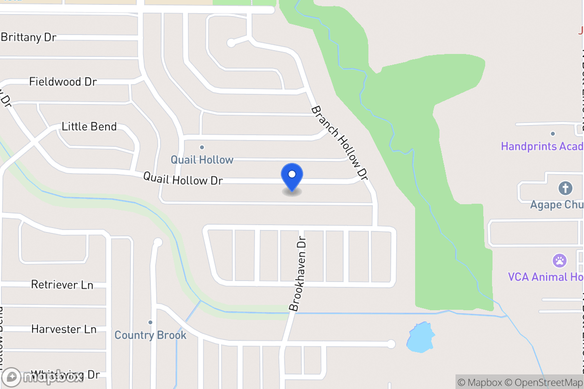 Map of 412 Quail Hollow Dr