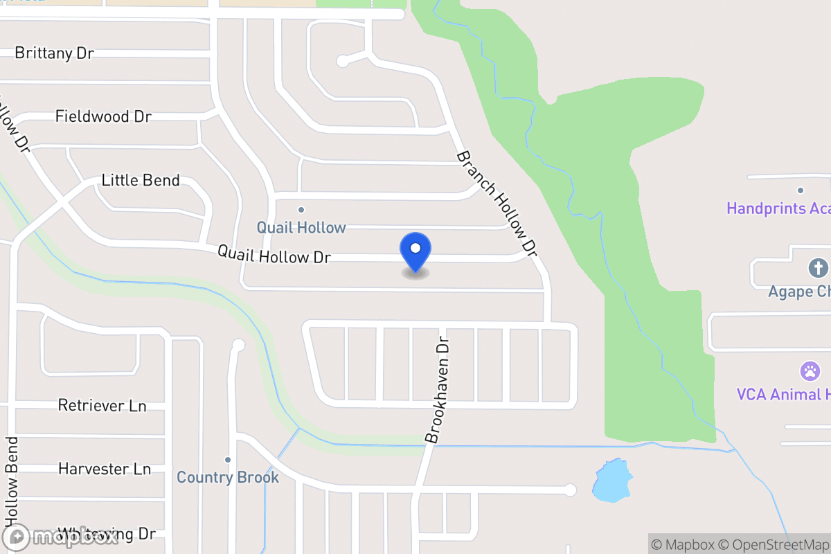 Map of 416 Quail Hollow Dr