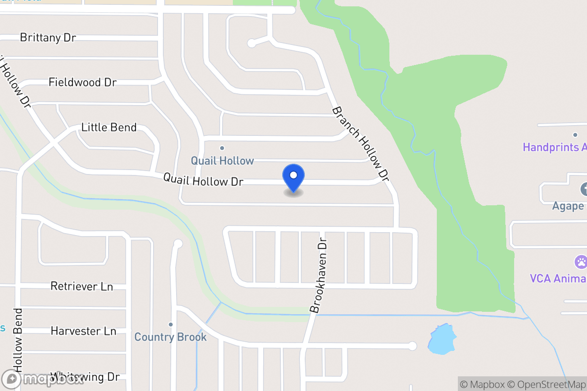Map of 420 Quail Hollow Dr