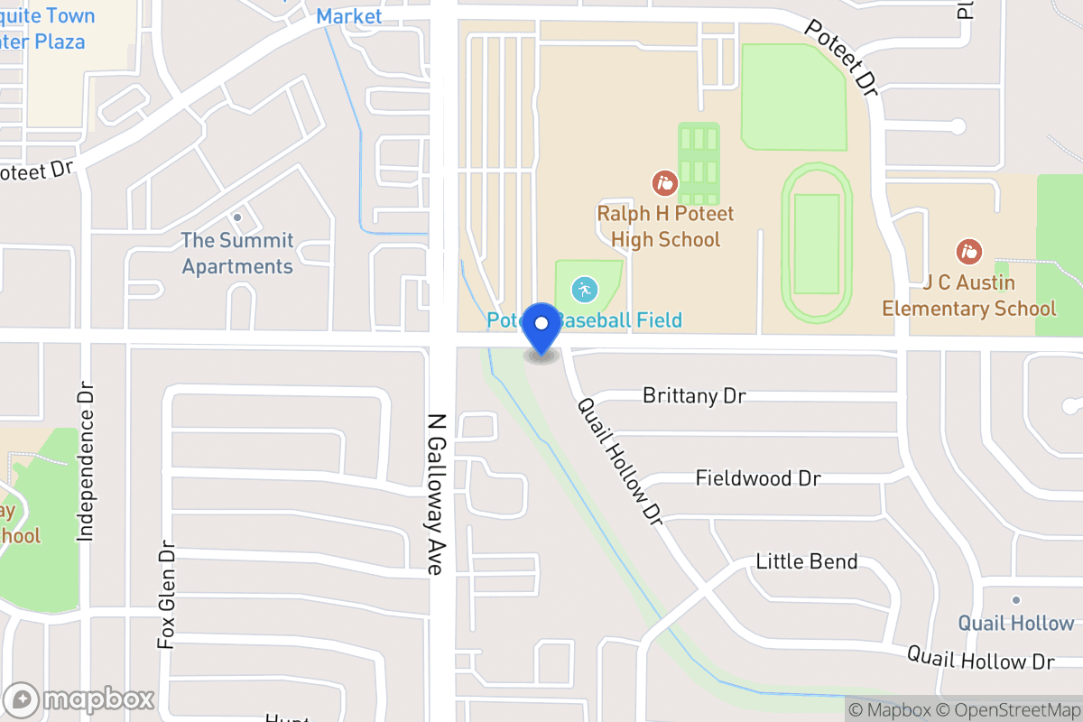 Map of 2929 Quail Hollow Dr