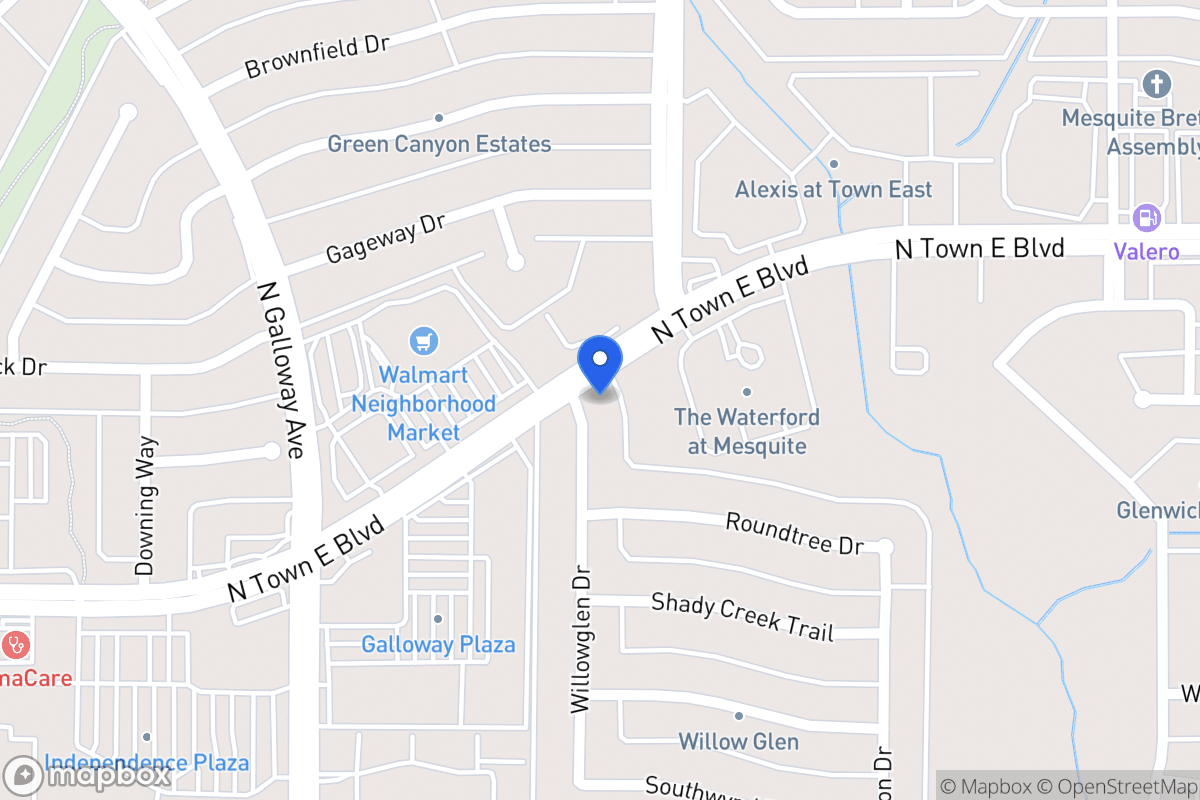 Map of 3412 Willowglen Dr