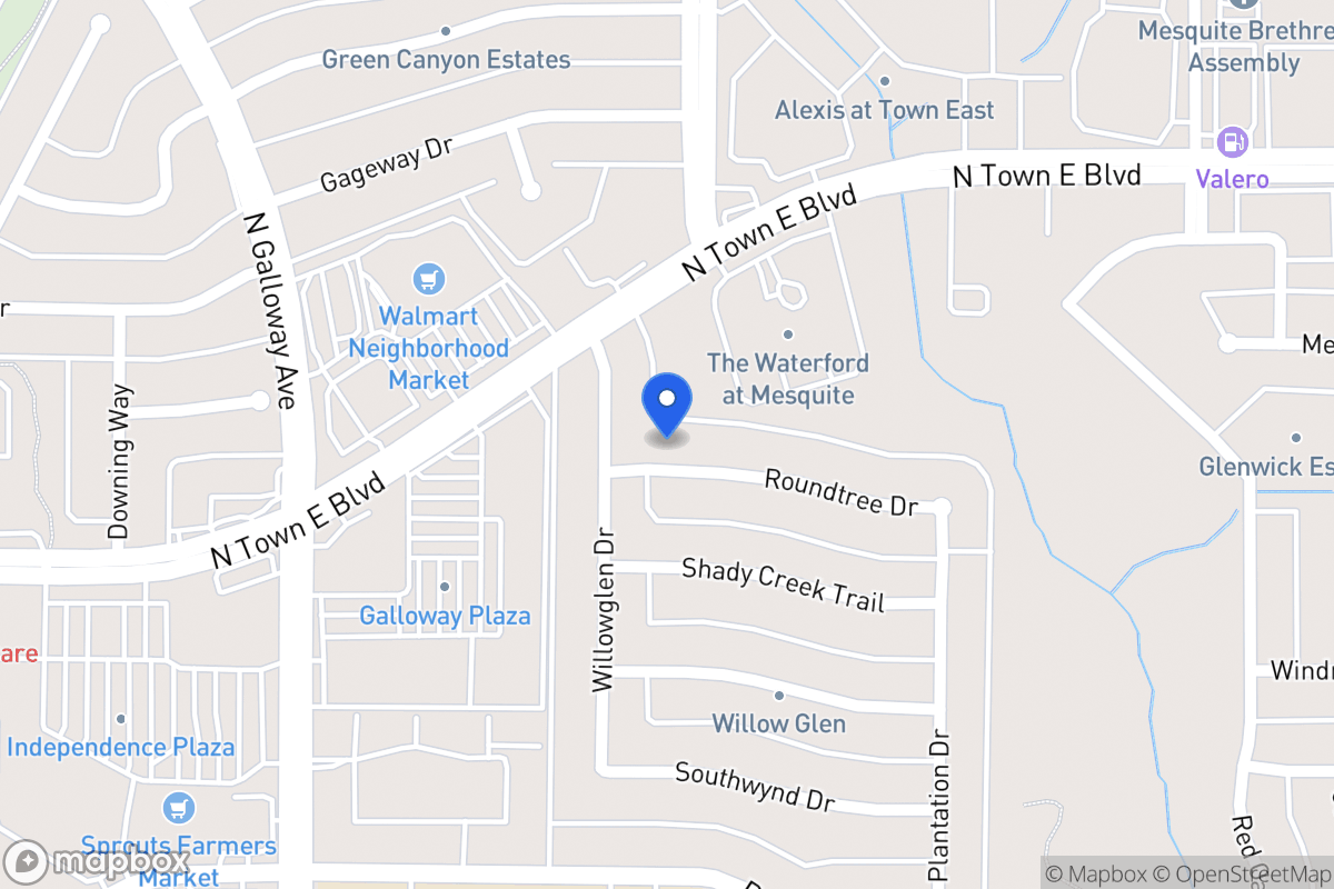Map of 721 Roundtree Dr
